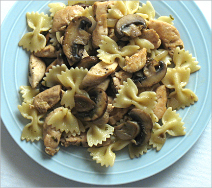 bowtie-pasta-mushrooms1