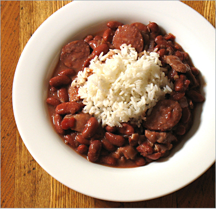 Recipes on red beans and rice