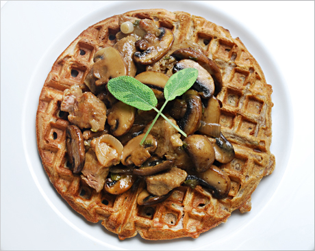 savory-waffles-mushrooms-veal